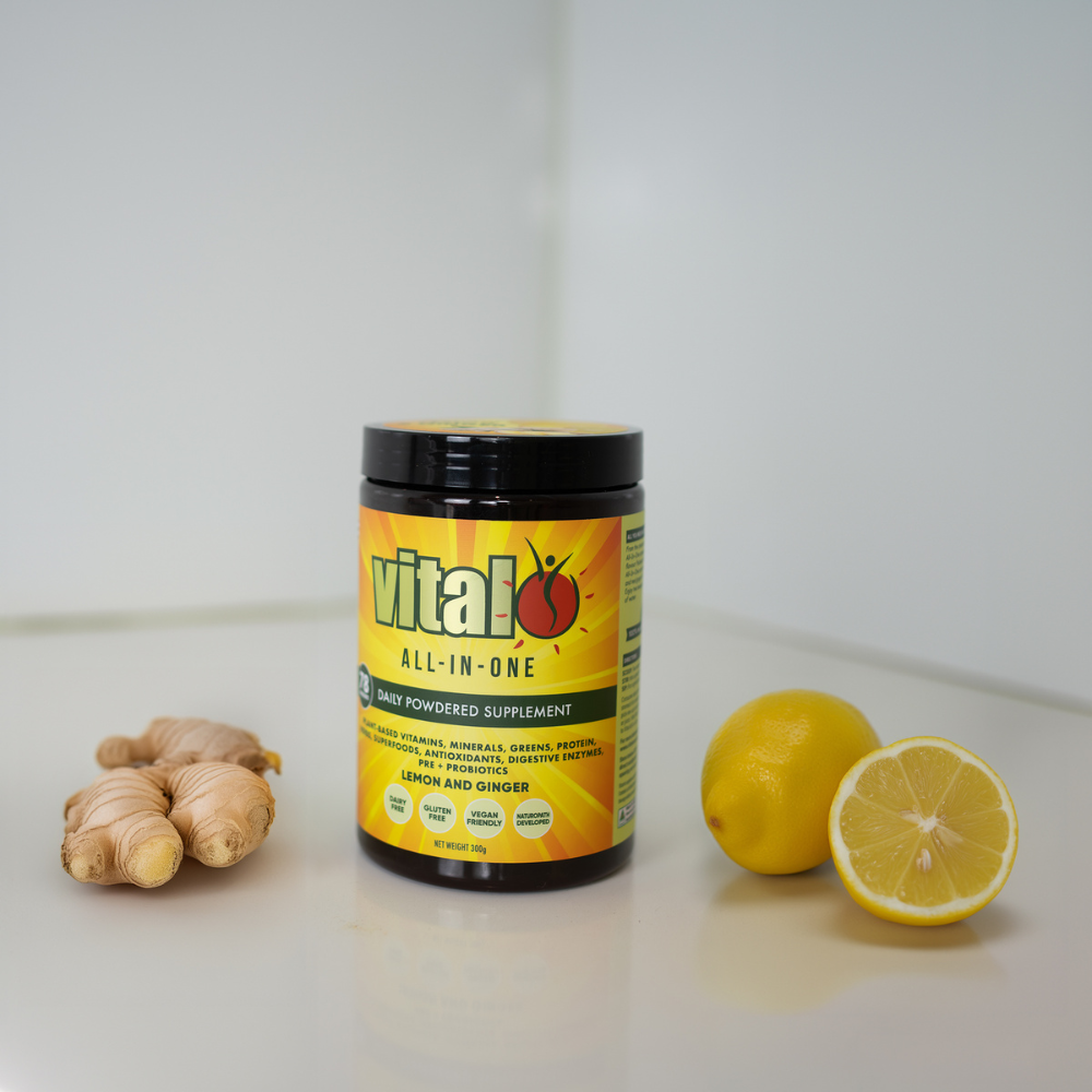 Vital All-In-One Daily Health Supplement - Lemon and Ginger