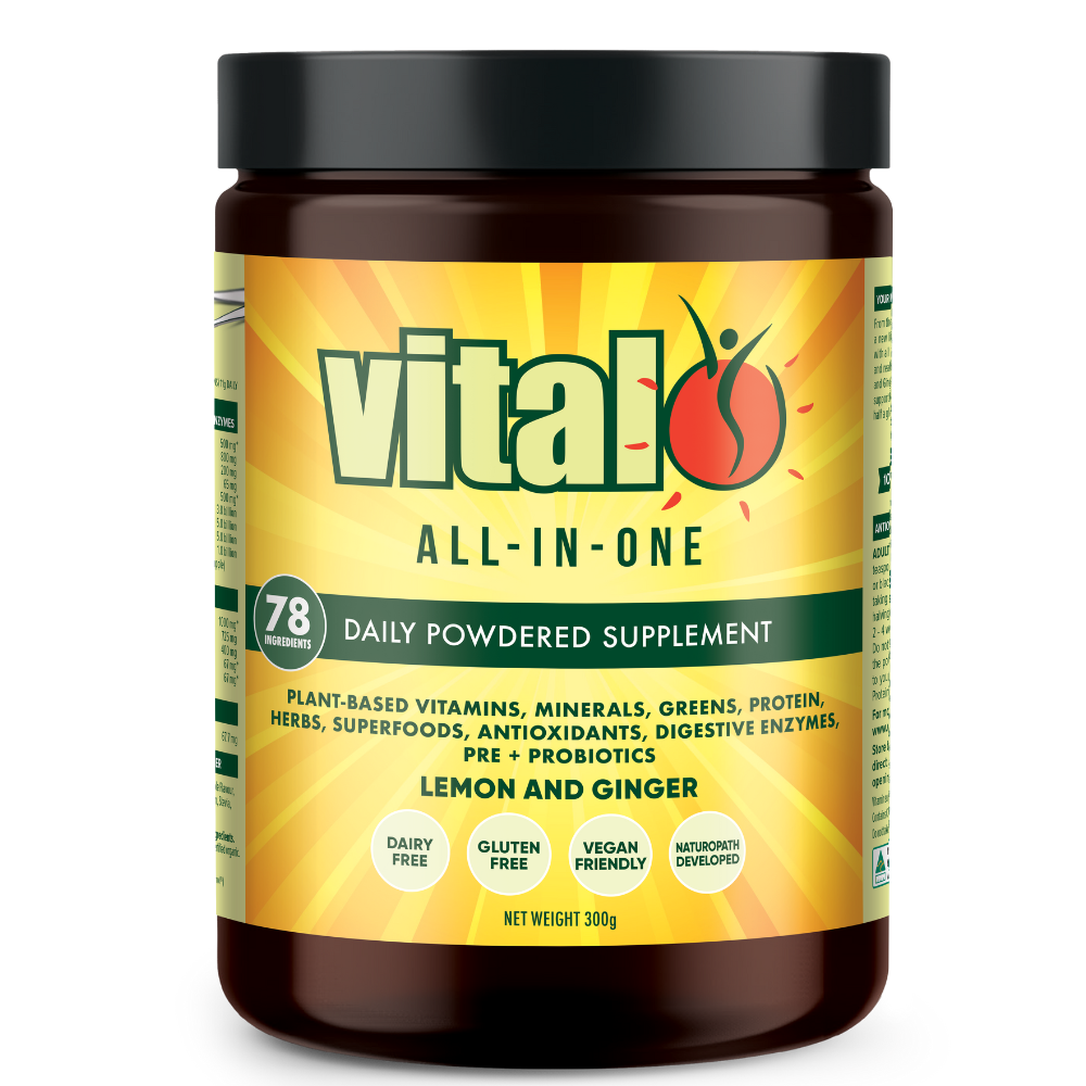 Vital All-In-One Daily Health Supplement - Lemon and Ginger